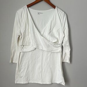 💚10 Gap Maternity Nursing Top size L